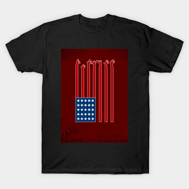 Dead Amerika - Minimal T-Shirt by HDMI2K